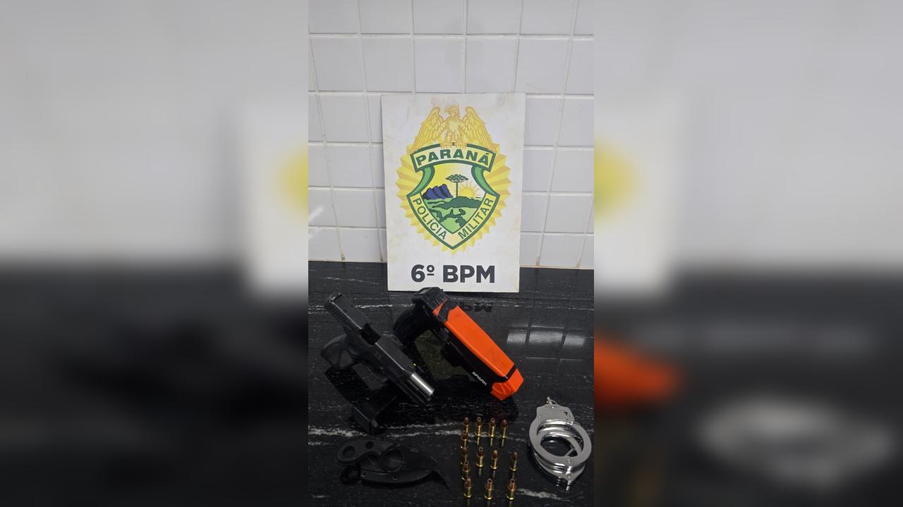 Imagem referente a Segurança detida em bar onde confusão terminou com disparo de arma de fogo seria Guarda Civil Patrimonial, diz PM