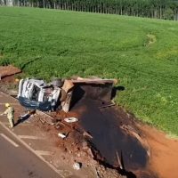 Imagens aéreas mostram local do acidente que vitimou Marciano Rodrigo Kuhn Imagem referente a Imagens aéreas mostram local do acidente que vitimou Marciano Rodrigo Kuhn
