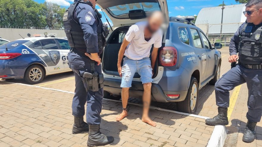 Homem com tornozeleira eletrônica é detido pela GM após agredir a companheira no Morumbi