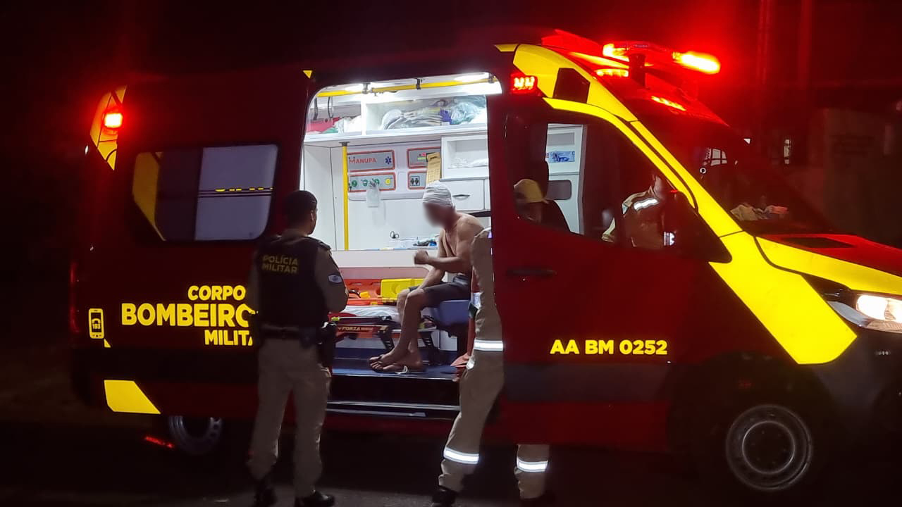 Homem é agredido com pauladas na cabeça no bairro Santa Felicidade, em Cascavel