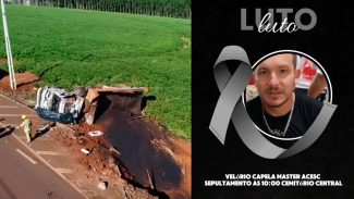 Motorista morto em acidente na PR-180 é velado na Capela Master da ACESC em Cascavel