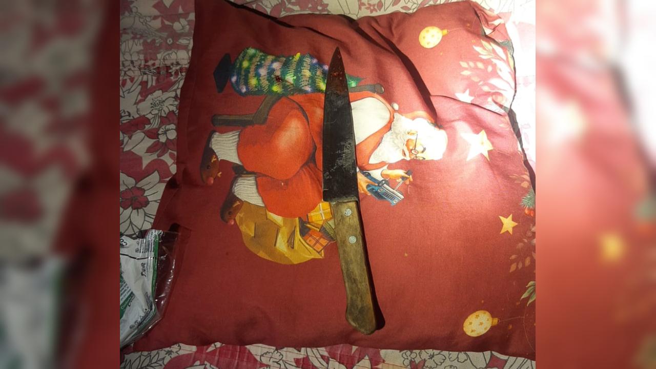 Idoso esfaqueado por ladrão em casa: Netos encontram avô ensanguentado Imagem referente a Idoso esfaqueado por ladrão em casa: Netos encontram avô ensanguentado