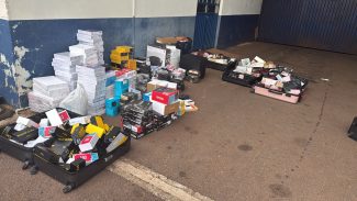 Operação conjunta apreende R$ 4 milhões em mercadorias ilícitas em Cascavel