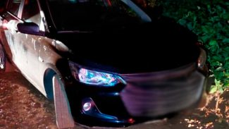 Onix roubado de motorista de aplicativo é recuperado pela PM em estrada rural de Cascavel