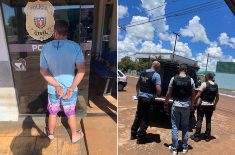 Polícia Civil de Santa Tereza do Oeste prende suspeito de roubo de camionete Polícia Civil de Santa Tereza do Oeste prende suspeito de roubo de camionete