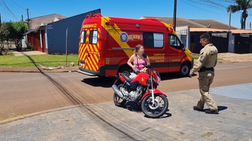 Criança de 4 anos é atropelada por motocicleta no Bairro Santa Cruz, em Cascavel Criança de 4 anos é atropelada por motocicleta no Bairro Santa Cruz, em Cascavel