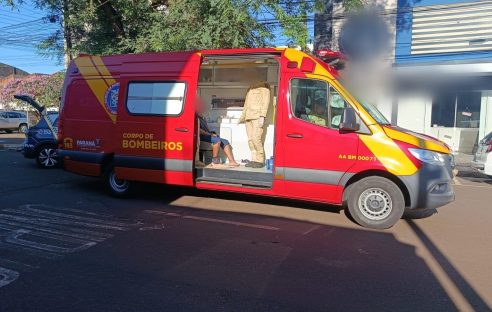 Homem de 56 anos fica ferido após ser atropelado no Centro de Toledo Homem de 56 anos fica ferido após ser atropelado no Centro de Toledo