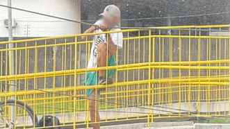 Internauta da CGN flagra furto de fios na passarela da BR-277, em Cascavel Internauta da CGN flagra furto de fios na passarela da BR-277, em Cascavel