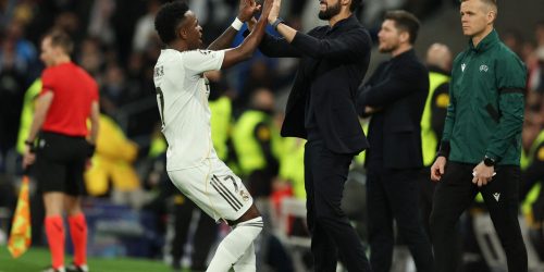 Imagem referente a Vini Jr. comanda goleada do Real sobre Mônaco na Liga dos Campeões