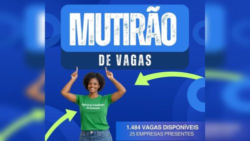 Agência do Trabalhador está com Mutirão de Vagas de Emprego hoje! Agência do Trabalhador está com Mutirão de Vagas de Emprego hoje!
