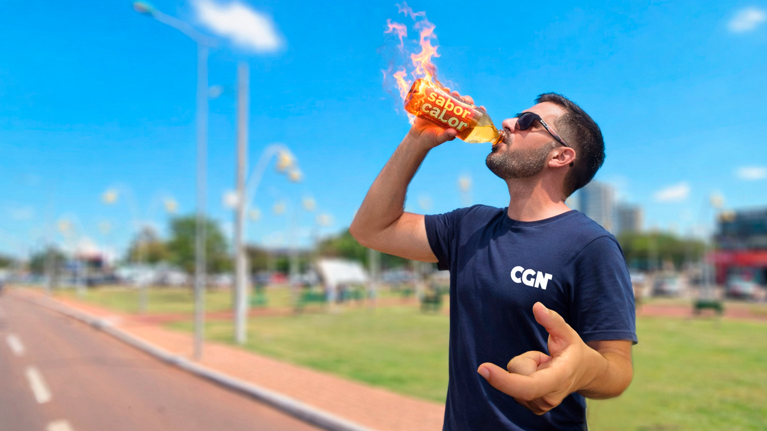 Imagem referente a Cascavel é novamente destaque após registrar temperatura elevada nesta quarta-feira (11)