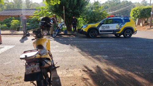 Acidente entre motos deixa homem ferido no Bairro XIV de Novembro