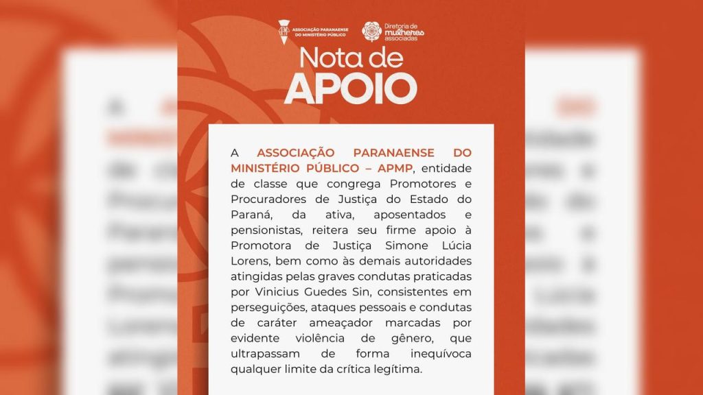 APMP reafirma apoio à Simone Lúcia Lorens após prisão de investigado por ataques ao sistema de Justiça