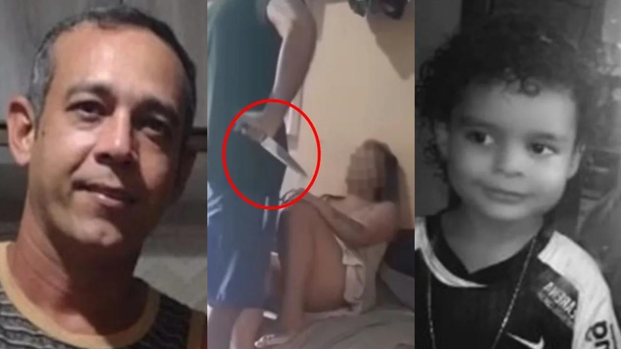 Pouco antes de matar filho de 3 anos, pai usou faca em discussão com mulher