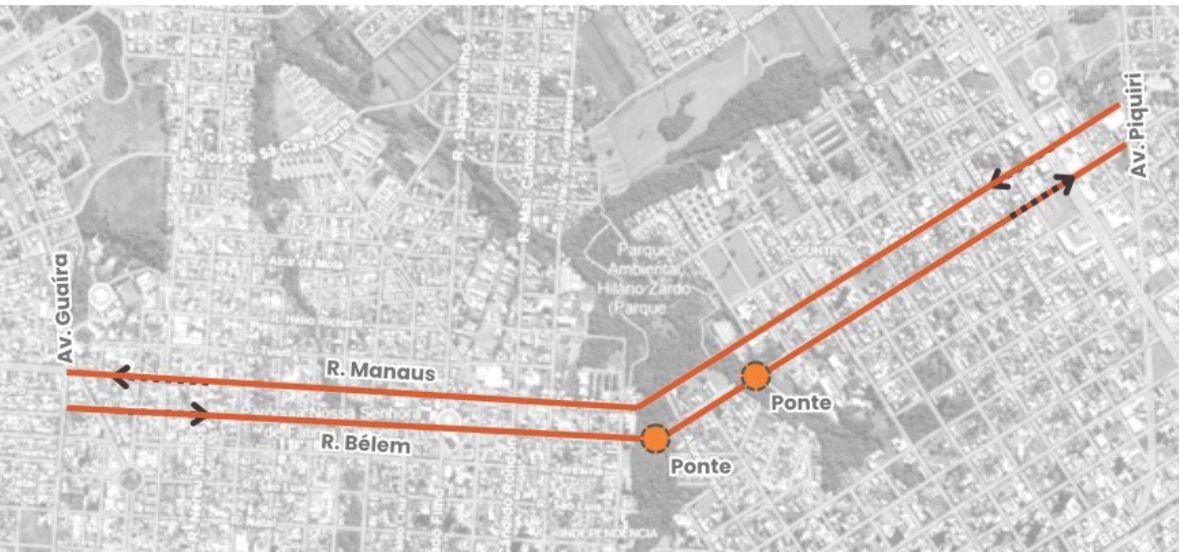 IPC abre licitação para projeto do binário das Ruas Manaus e Belém IPC abre licitação para projeto do binário das Ruas Manaus e Belém