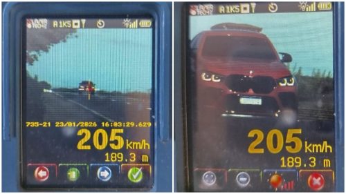 PRF flagra BMW a 205 km/h na rodovia BR-163 em Cascavel PRF flagra BMW a 205 km/h na rodovia BR-163 em Cascavel