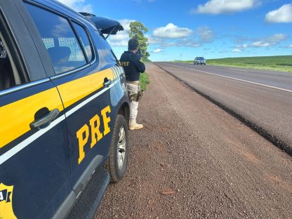 Fechando o cerco: PRF de Cascavel passa a ter equipe exclusiva para flagrar motoristas acima da velocidade nas rodovias Imagem referente a Fechando o cerco: PRF de Cascavel passa a ter equipe exclusiva para flagrar motoristas acima da velocidade nas rodovias