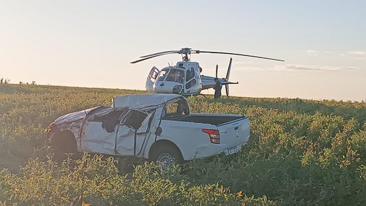 Motorista morre e três ficam feridos após L200 capotar na PR-239, em Assis Chateaubriand Motorista morre e três ficam feridos após L200 capotar na PR-239, em Assis Chateaubriand
