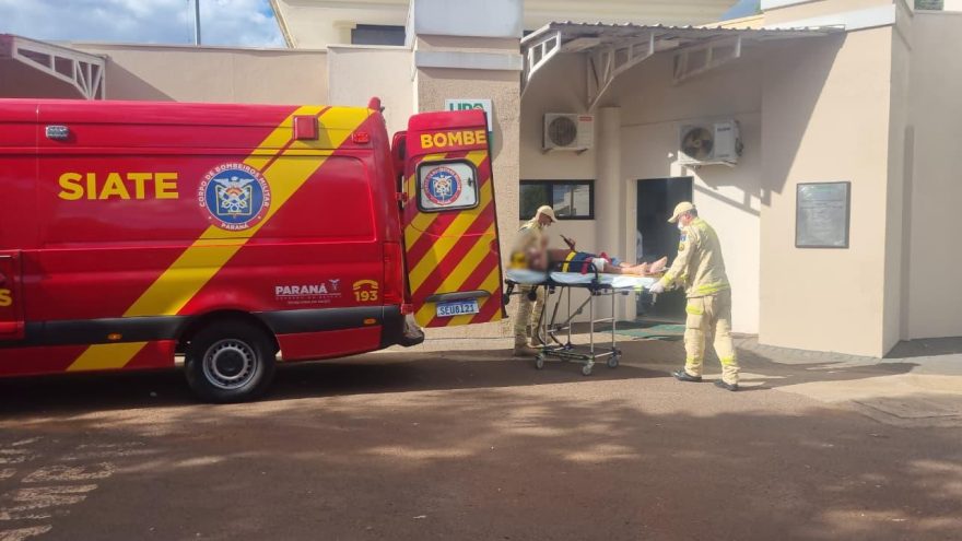 Homem fica ferido após acidente de trânsito no Bairro Floresta