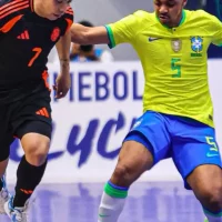 Imagem referente a Copa América de Futsal: Brasil empata com Colômbia em estreia difícil