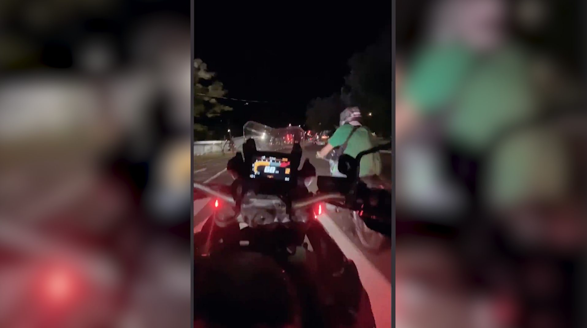 Vídeo mostra motociclista sendo perseguido e caindo durante ação da GOTran em Cascavel