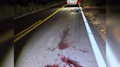 Motorista foge após atropelar e matar homem de 42 anos na PR-486 em Moreira Sales