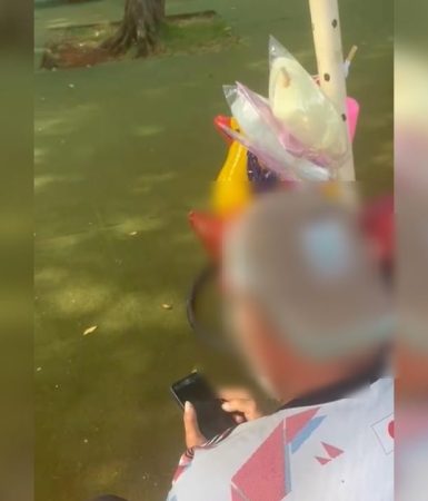 Imagem referente a Flagrante: vendedor de algodão doce tenta apagar vídeos de crianças antes de ser detido em Cascavel