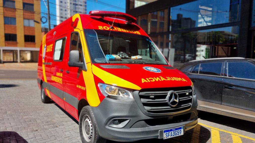Mulher é socorrida pelo Siate no Centro