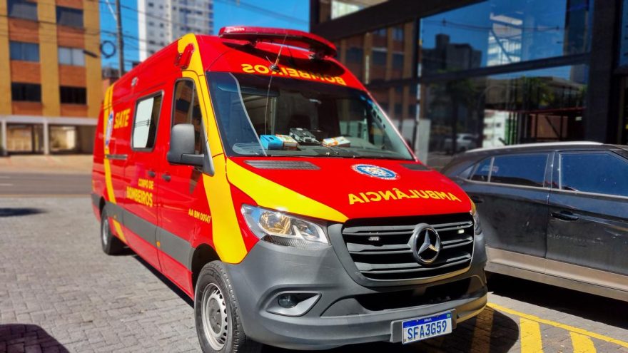 Mulher é socorrida pelo Siate no Centro