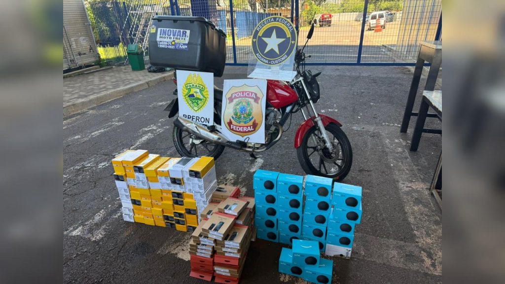 Operação surpresa flagra eletrônicos piratas em hotel perto da fronteira Operação surpresa flagra eletrônicos piratas em hotel perto da fronteira