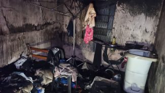 Incêndio no Floresta: Veja como ficou a casa que foi consumida pelo fogo na Rua Beija-Flor