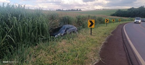 Condutor é detido por embriaguez ao volante após acidente na PR-180
