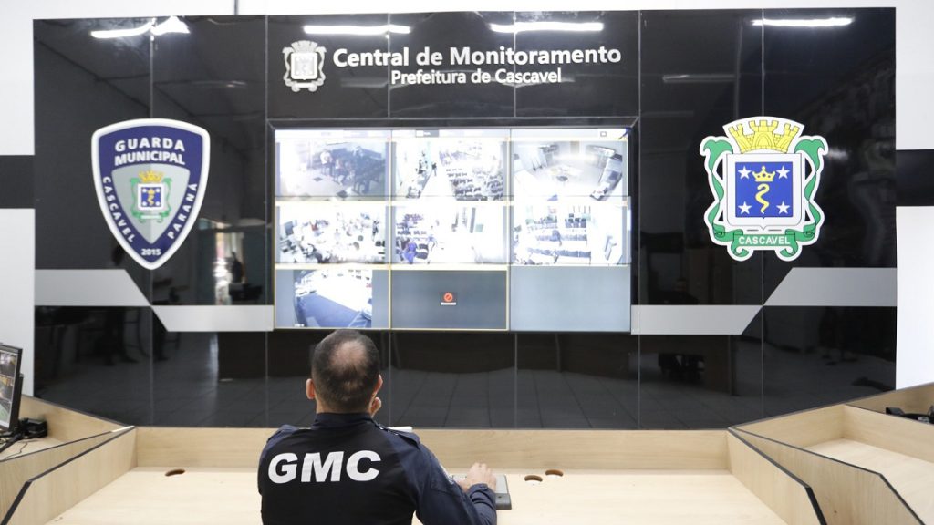 Cascavel contará com 184 câmeras inteligentes de monitoramento para segurança pública