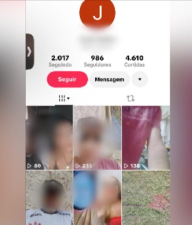 Imagem referente a Homem preso gravando crianças e jovens no Ciro Nardi compartilhava imagens no TikTok, diz vítima