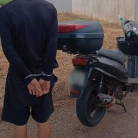 Imagem referente a Após acidente motociclista tenta fugir mas é detido pela Guarda Municipal