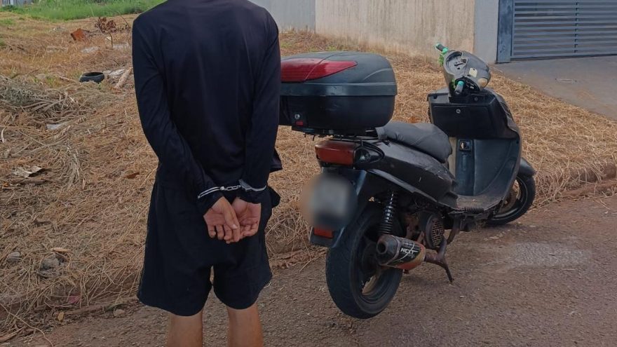 Após acidente motociclista tenta fugir mas é detido pela Guarda Municipal