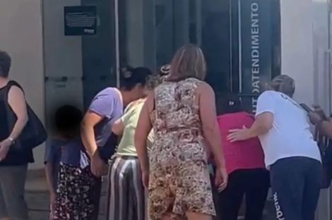 Gestante entra em trabalho de parto em frente agência bancária; SAMU e Bombeiros são mobilizados