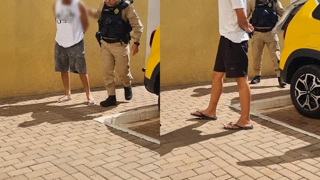 Pai e filho vão parar na Delegacia após serem flagrados com maconha