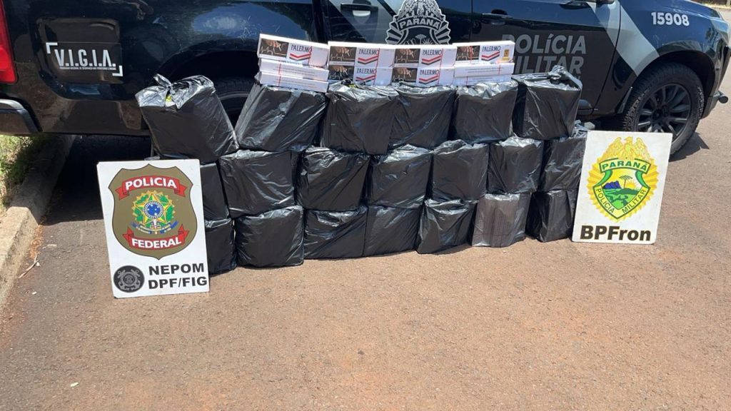 Ação conjunta da PF e PM resulta em sete apreensões em pouco mais de 48 horas em Foz do Iguaçu Ação conjunta da PF e PM resulta em sete apreensões em pouco mais de 48 horas em Foz do Iguaçu