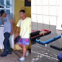 Imagem referente a Abordagem policial no Centro resulta em apreensão de codificador e condução de três jovens à delegacia