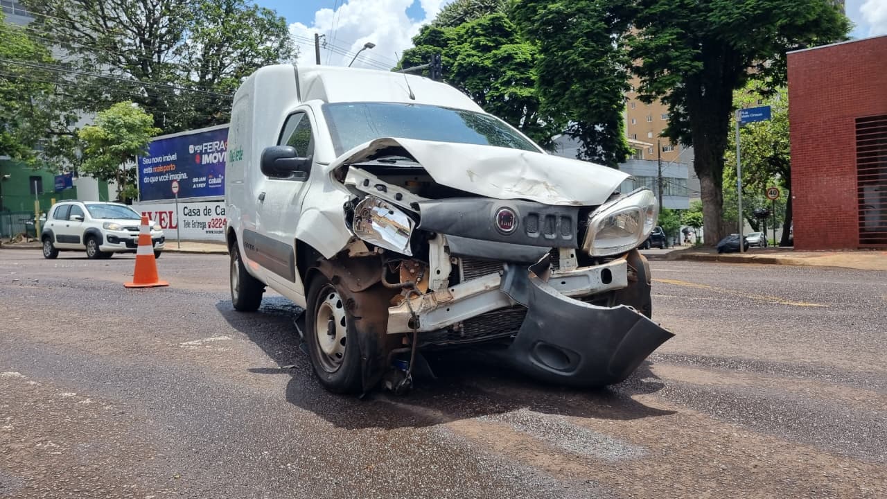 Acidente de trânsito é registrado no Centro de Cascavel
