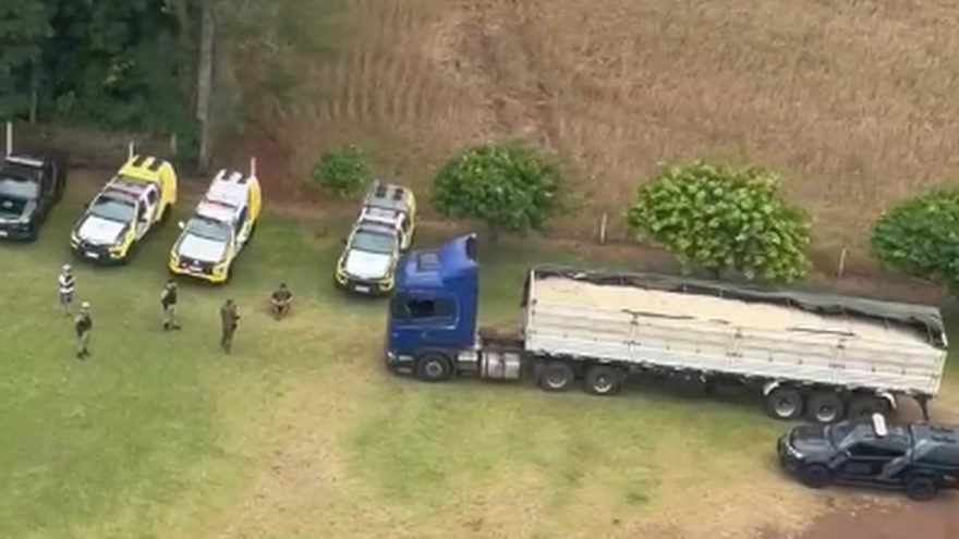Operação integrada resulta em grande apreensão de cigarros na BR-277