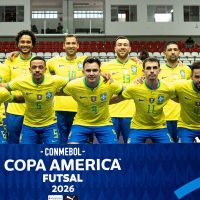 Brasil enfrenta Peru para avançar à final da Copa América de futsal Imagem referente a Brasil enfrenta Peru para avançar à final da Copa América de futsal