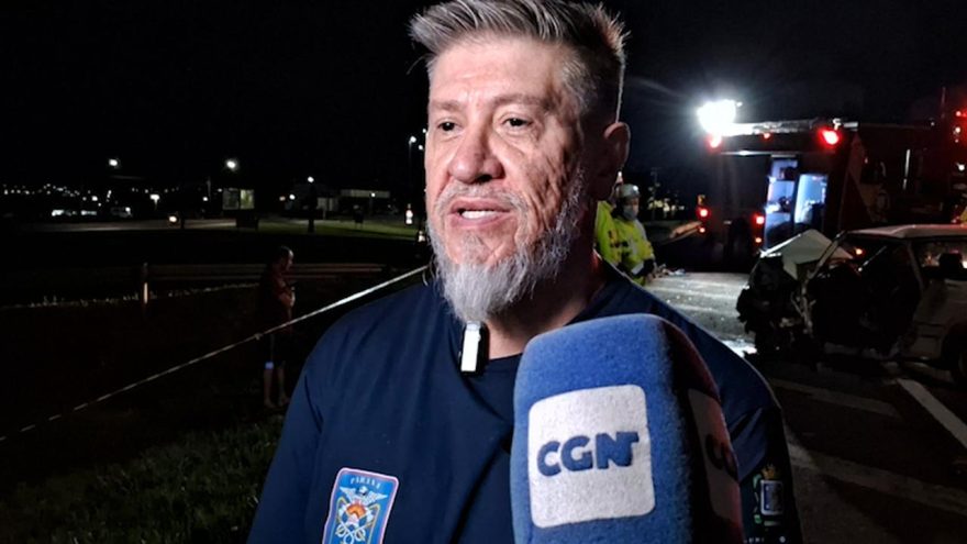 “Apenas uma fratura” diz médico sobre ferimento sofrido por jovem que ficou preso nas ferragens em acidente na BR-277, em Cascavel
