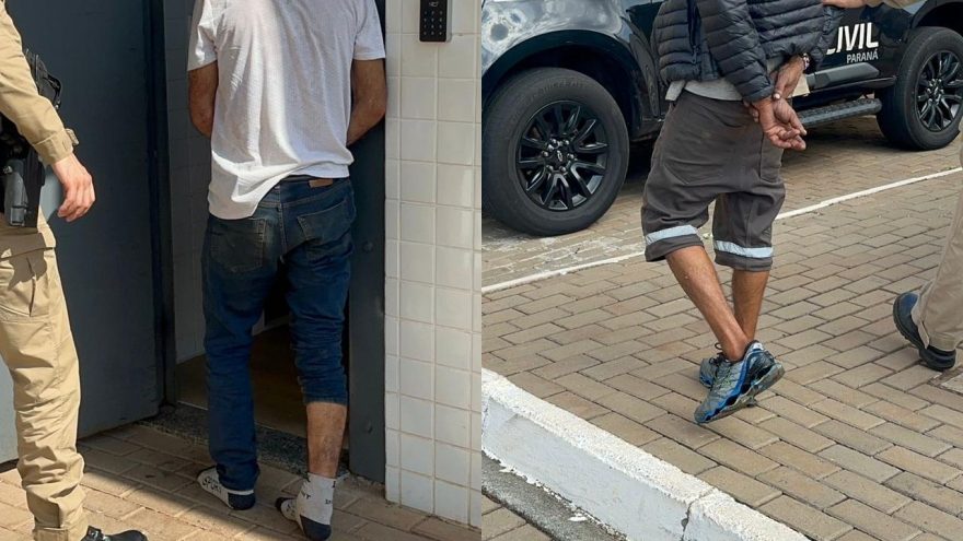 Homens são presos pela PM em abordagem na Rua Portugal