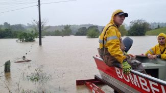 Ciclone extratropical se intensifica em Santa Catarina