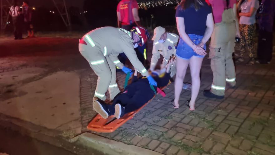 Adolescente de 14 anos fica ferida após acidente com scooter elétrica