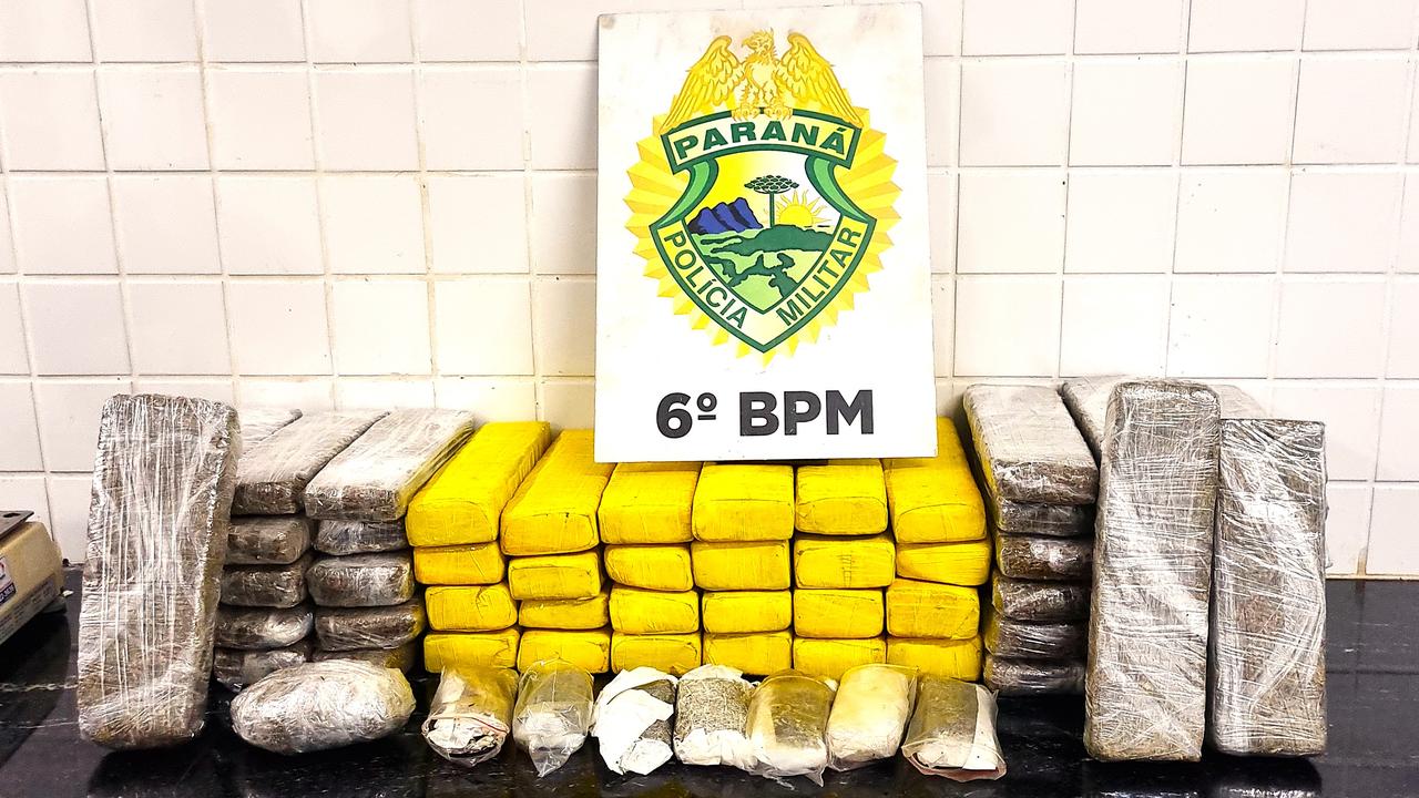 Apreensão de drogas, cigarros e eletrônicos mobiliza Polícia Militar na rodoviária de Cascavel