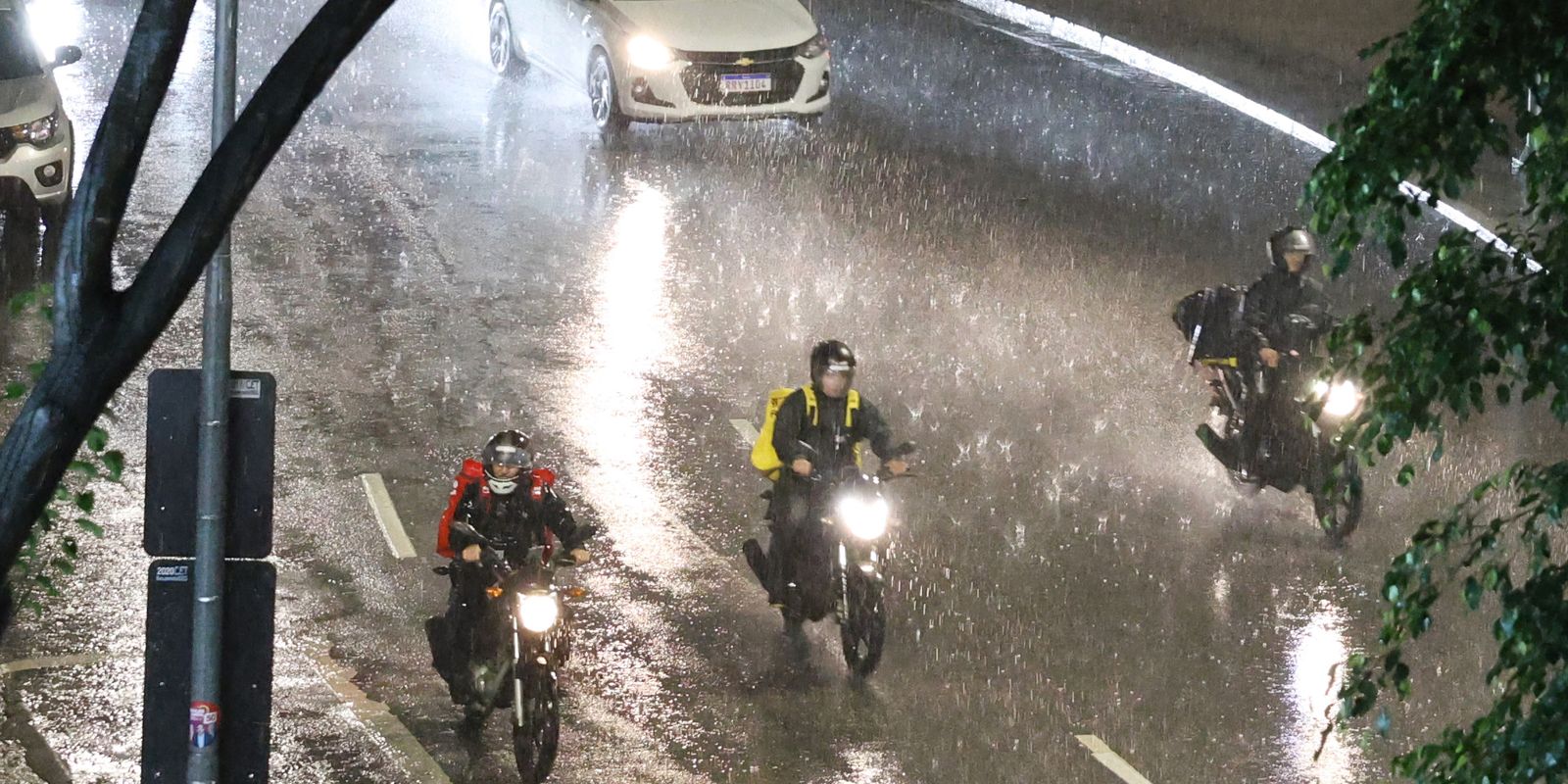 Defesa Civil alerta para risco de chuvas fortes em São Paulo