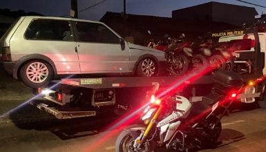 Imagem referente a Fiscalização de Trânsito pega 9 motoristas sem habilitação e recolhe 6 veículos na região norte